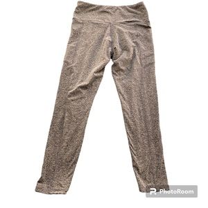Zobha Leggings Heathered Grey Like New Size Large Like New Stretch Athle…